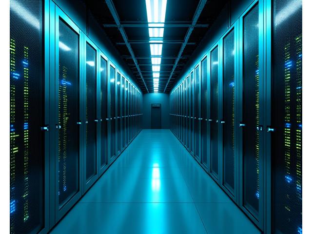 Servidores em data center moderno