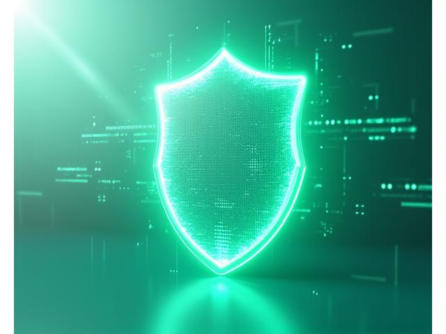 Um escudo digital iluminado com ícones de dados, simbolizando a segurança da informação e a proteção da privacidade na Açoriana Quente.